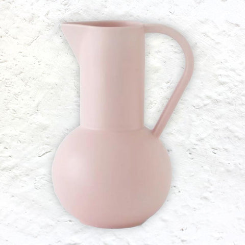 Handmade Coral Blush Medium Jug des. Nicholai Wiig-Hansen, 2016 for raawii
