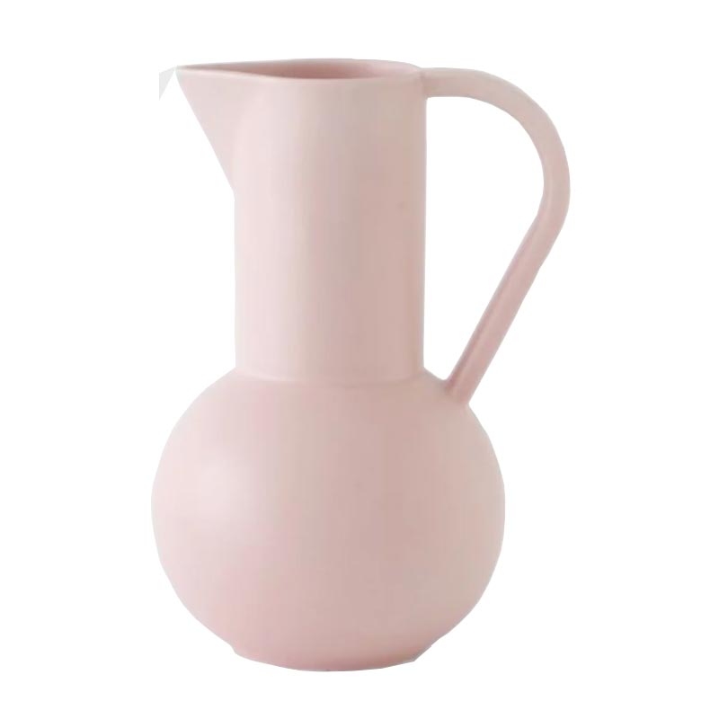 Handmade Coral Blush Medium Jug des. Nicholai Wiig-Hansen, 2016 for raawii