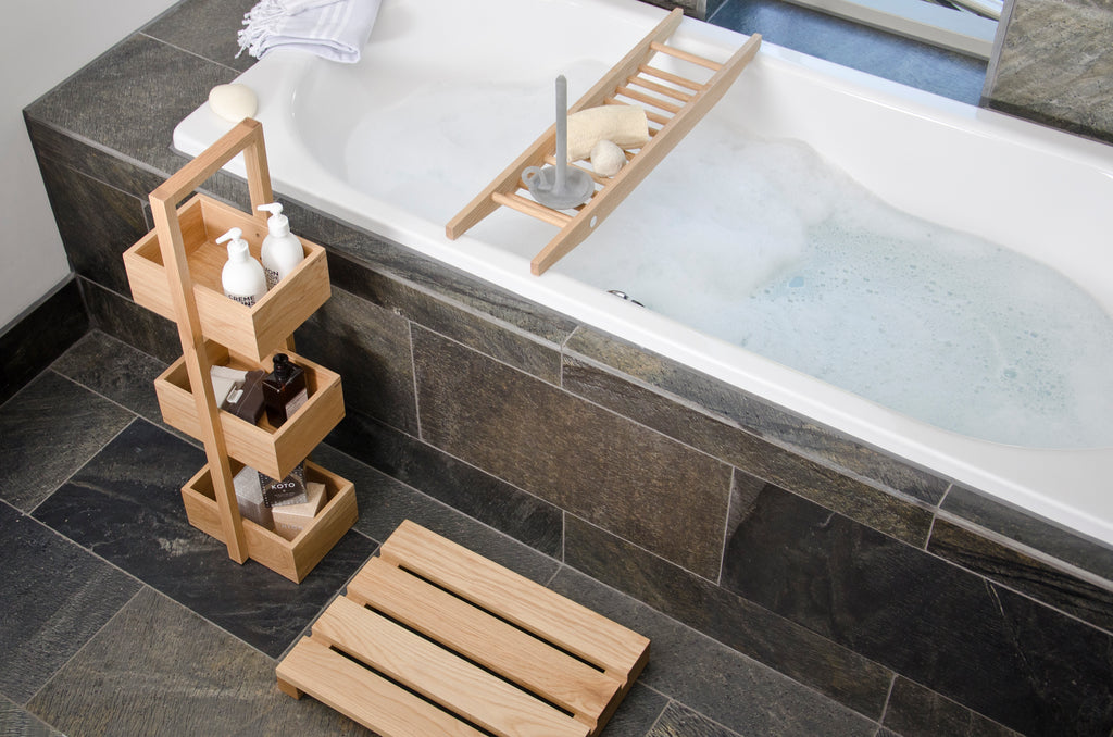 Mezza Bathroom Caddy des. Lincoln Rivers (made by Wireworks)