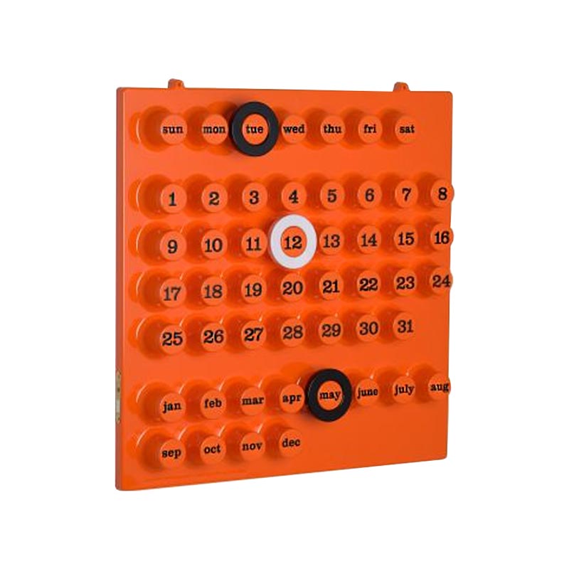 Ring-a-Date Perpetual Calendar - Orange