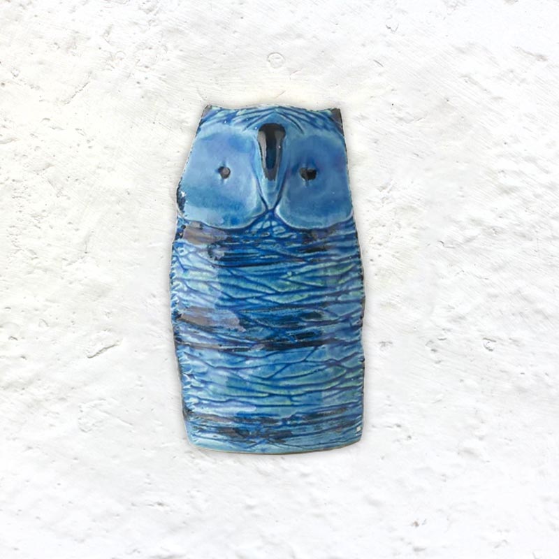 Rimini Blu Owl Number 49 des. Aldo Londi for Bitossi