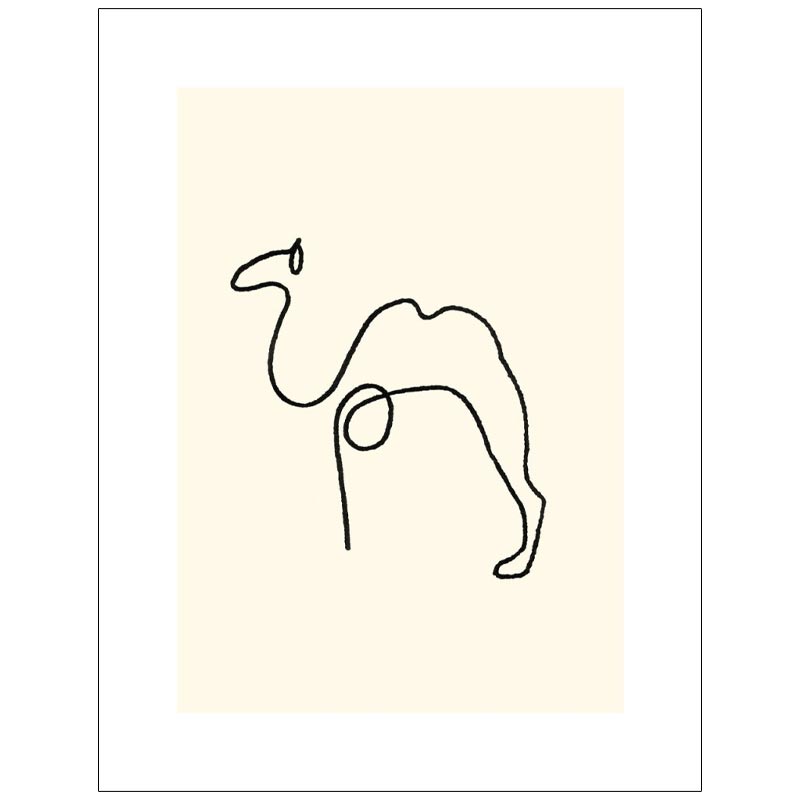 Le Chameau poster by Pablo Picasso
