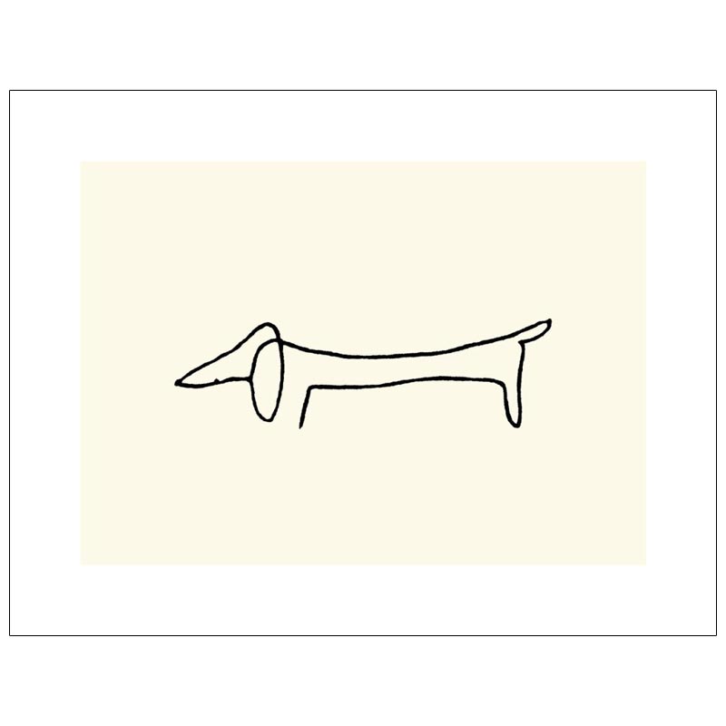 Le Chien poster by Pablo Picasso