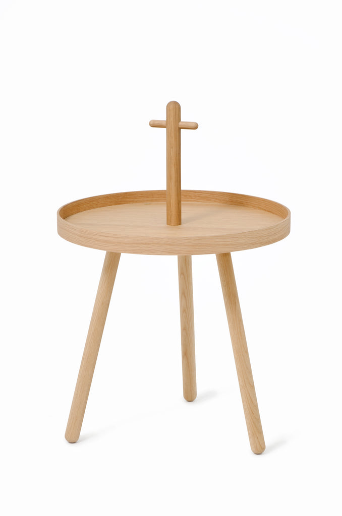 Pick Me Up side table - oak - des. Lincoln Rivers for Wireworks