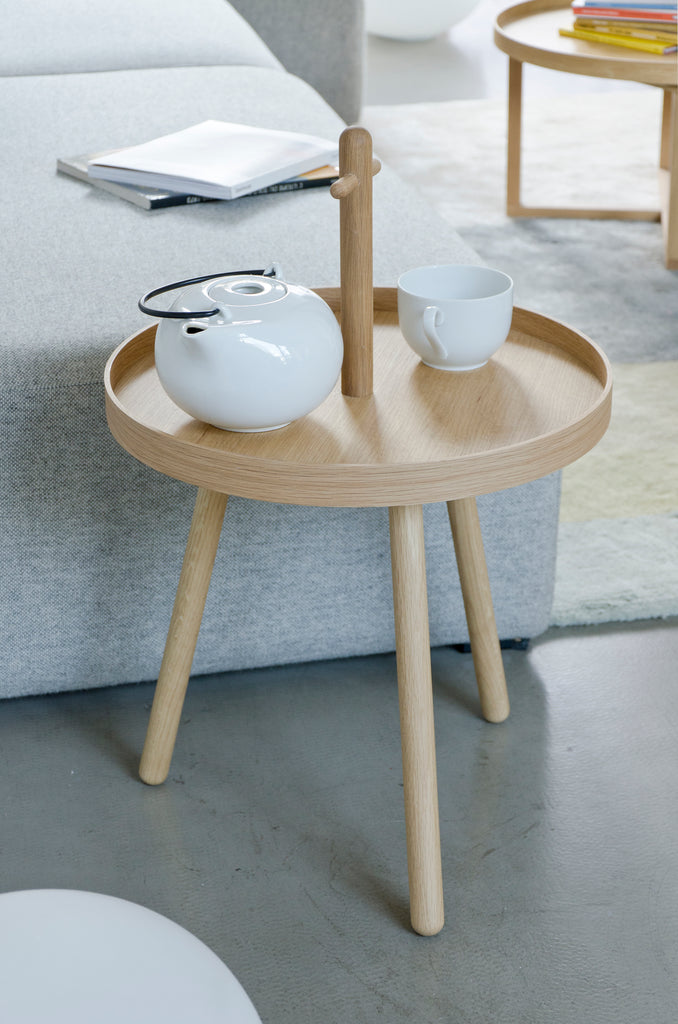 Pick Me Up side table - oak - des. Lincoln Rivers for Wireworks