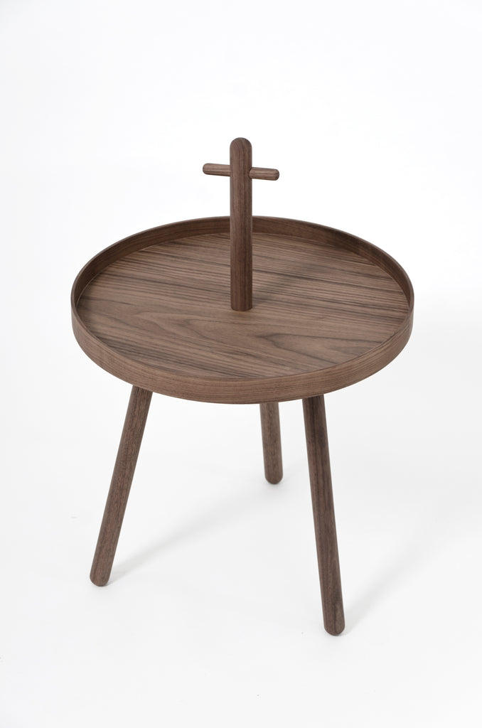 Pick me up side table - Walnut - des. Lincoln Rivers for Wireworkd