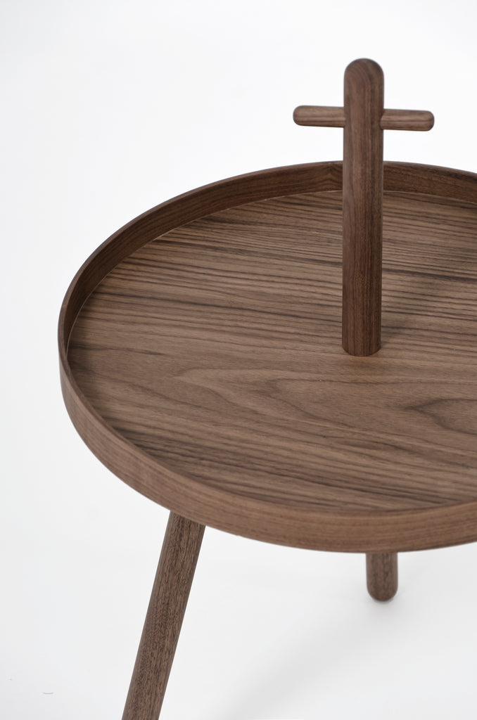 Pick me up side table - Walnut - des. Lincoln Rivers for Wireworkd