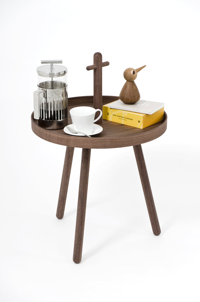 Pick me up side table - Walnut - des. Lincoln Rivers for Wireworkd