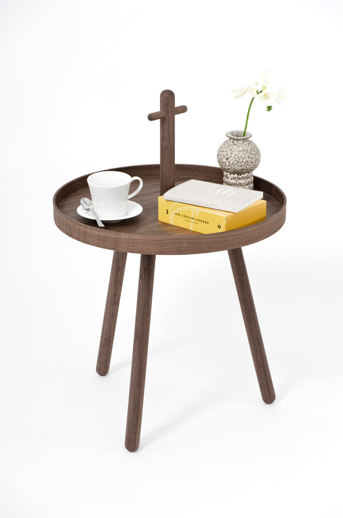 Pick me up side table - Walnut - des. Lincoln Rivers for Wireworkd
