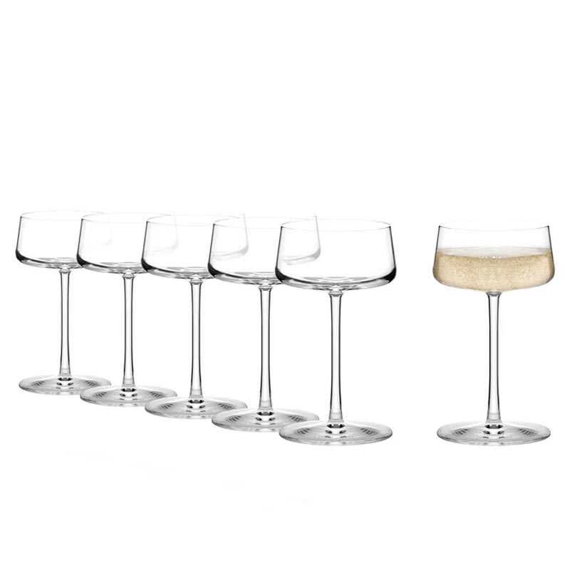 Power Champagne Saucer - 6pc - by Stölzle Lausitz