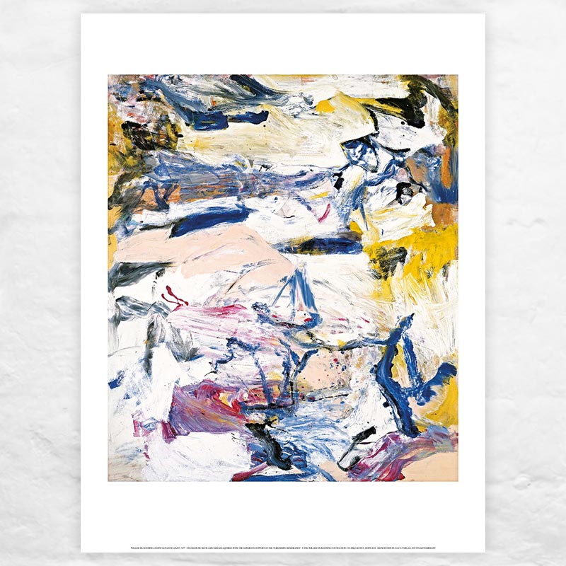 North Atlantic Light, 1977 poster by Willem de Kooning