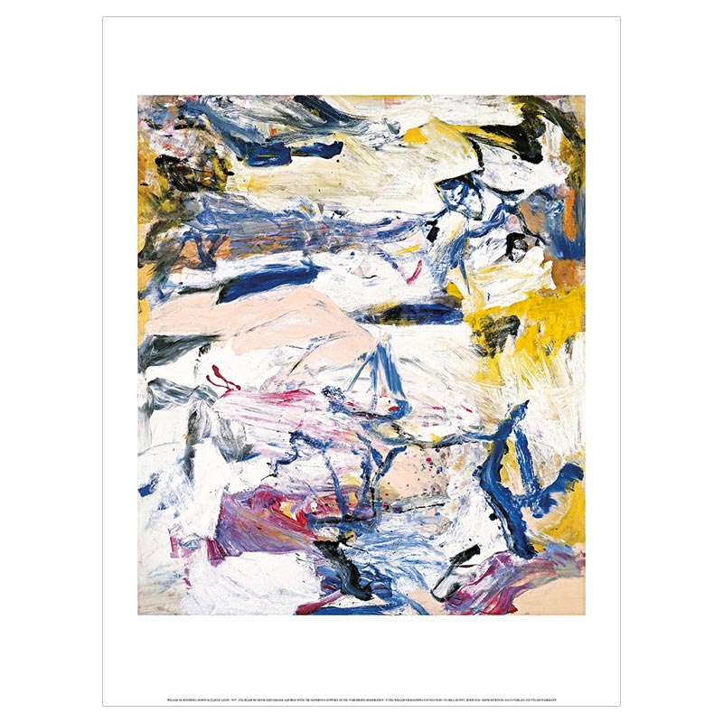 North Atlantic Light, 1977 poster by Willem de Kooning