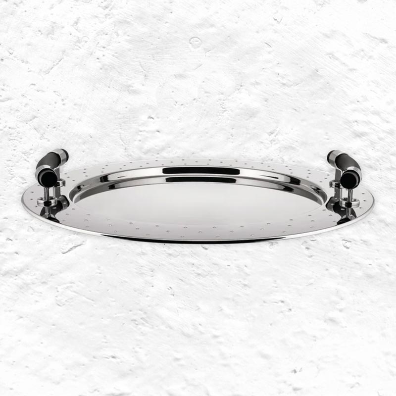 Round Tray with Handles - des. Michael Graves, by Alessi