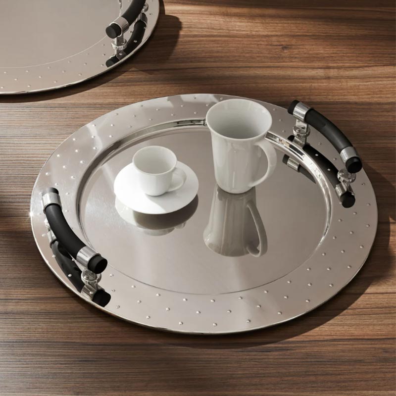 Round Tray with Handles - des. Michael Graves, by Alessi