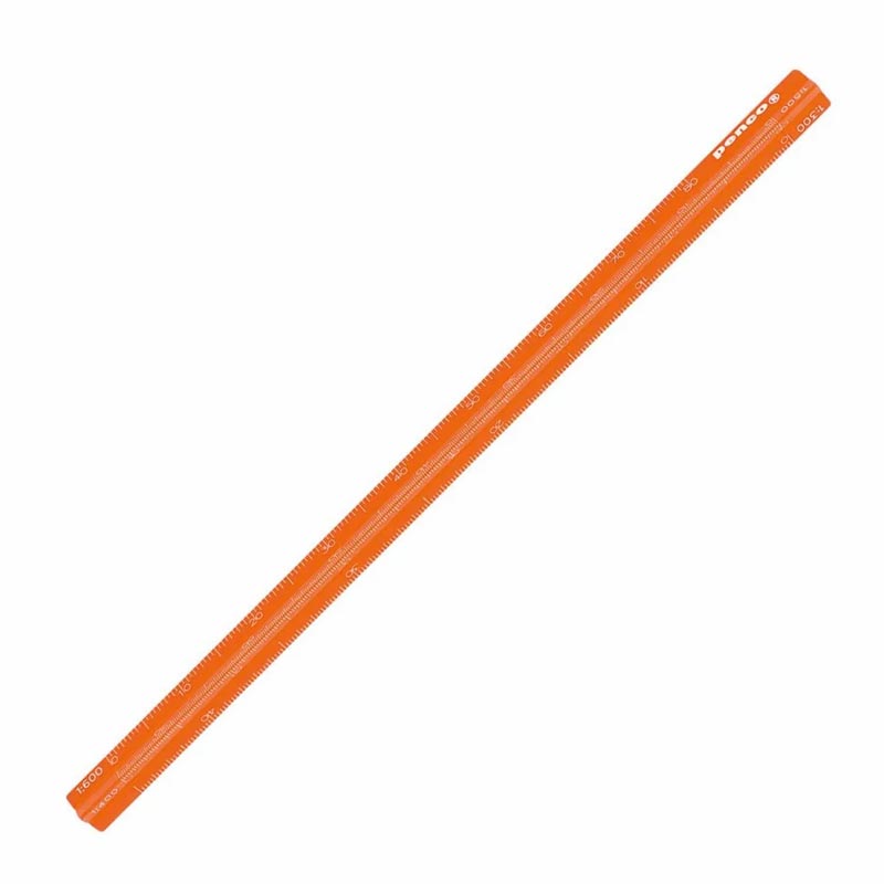 Penco Drafting Scale Ruler - Orange - by Hightide