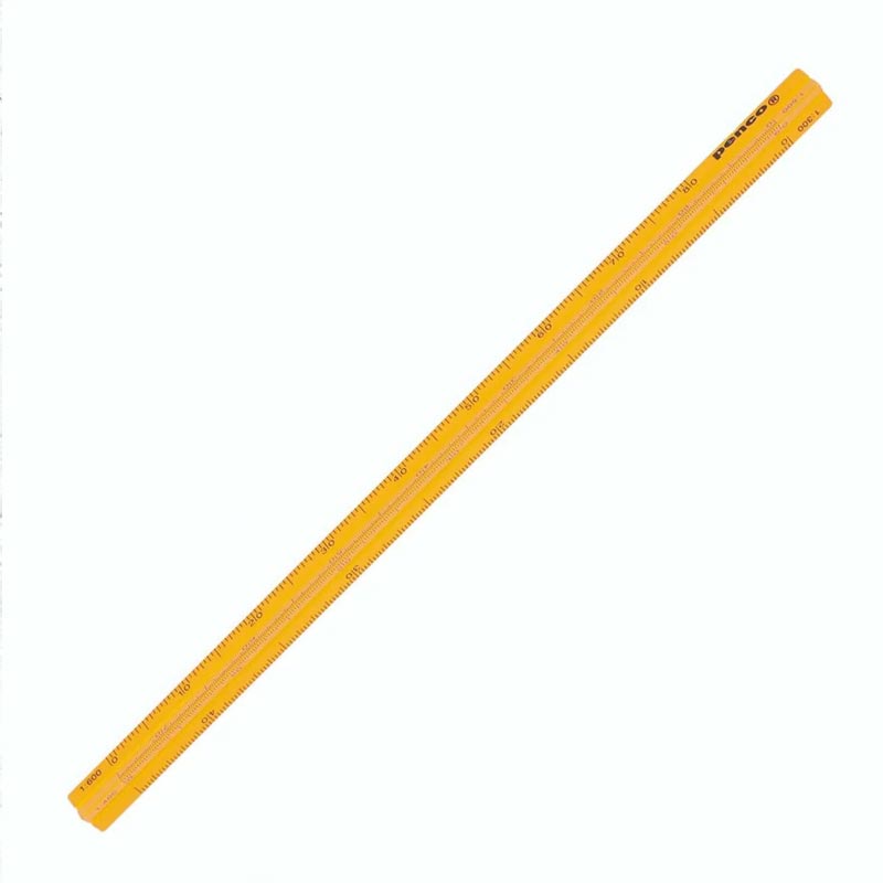 Penco Drafting Scale Ruler - Yellow - by Hightide