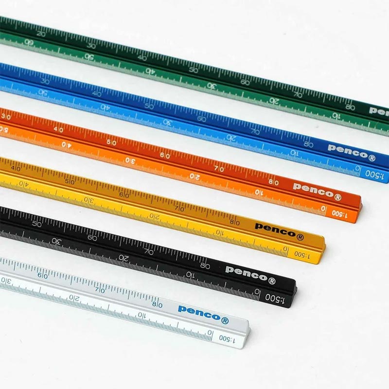 Penco Drafting Scale Ruler - Blue - by Hightide
