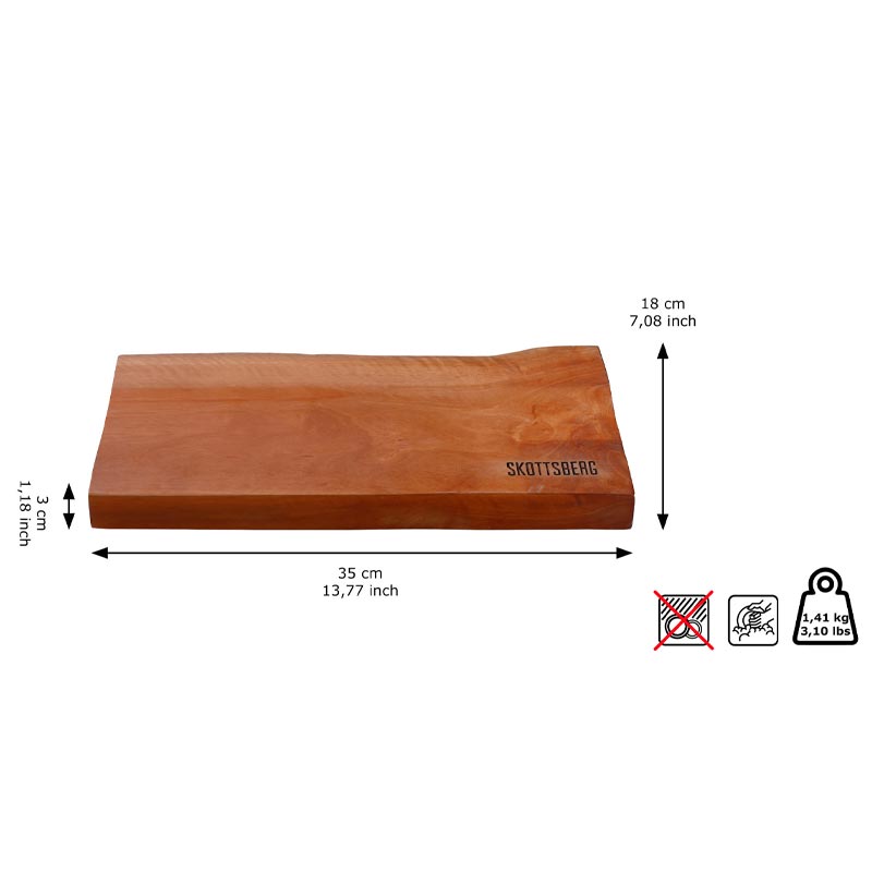 Wood Works Skottsberg Serving Board - 35cm x 18cm