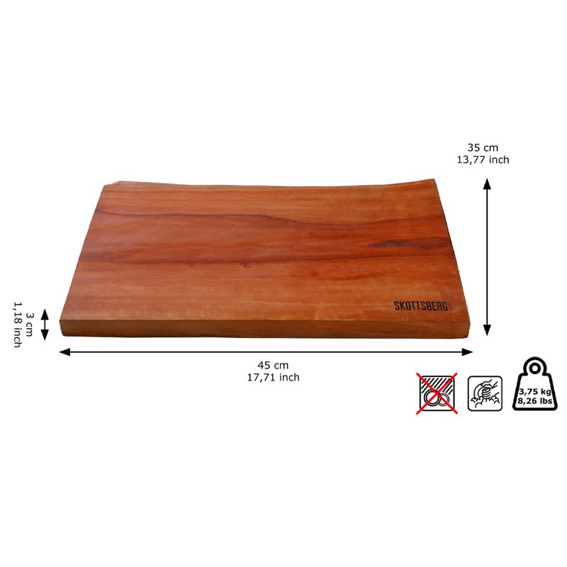 Wood Works Skottsberg Serving Board - 45cm x 35cm