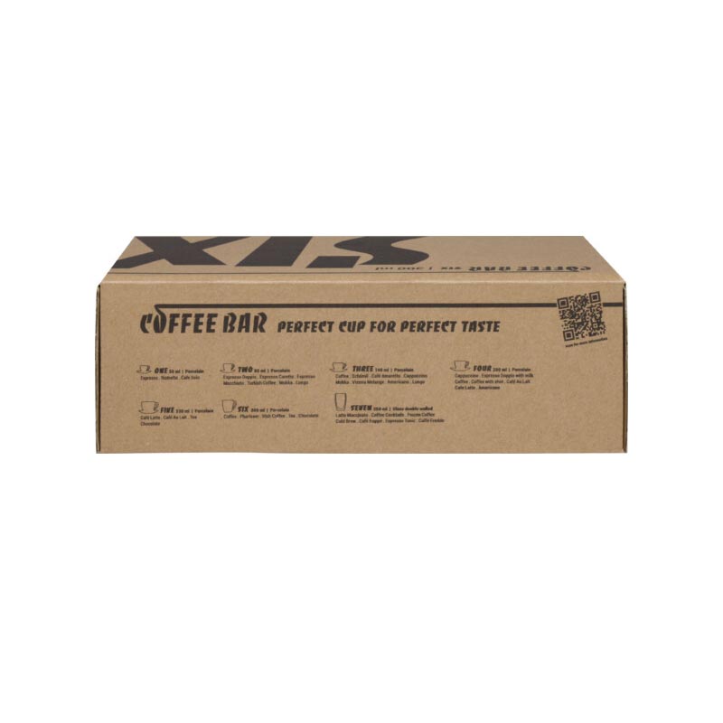 Coffee Bar White Bone China Coffee Cups - Set of 2 - by Könitz