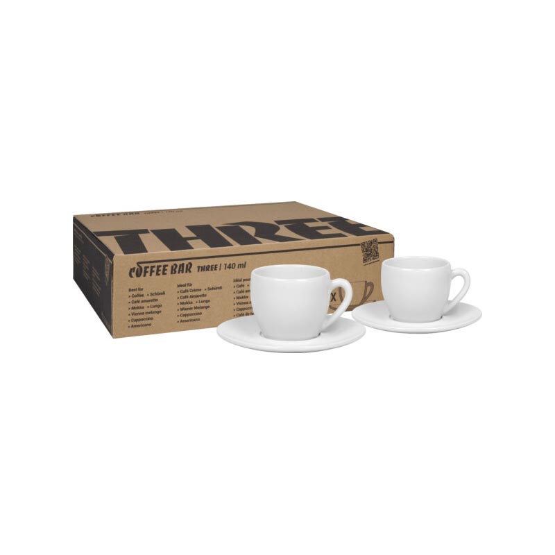Coffee Bar Coffee Cups & Saucers - Set of 2 - by Könitz