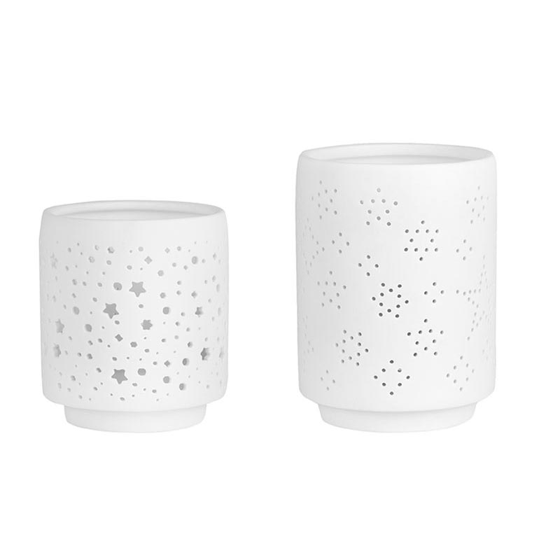 Set of 3 "Winter Motifs" Tea Light Holders - by Räder