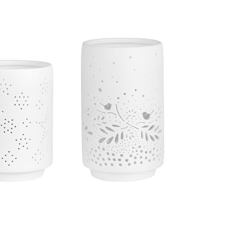 Set of 3 "Winter Motifs" Tea Light Holders - by Räder