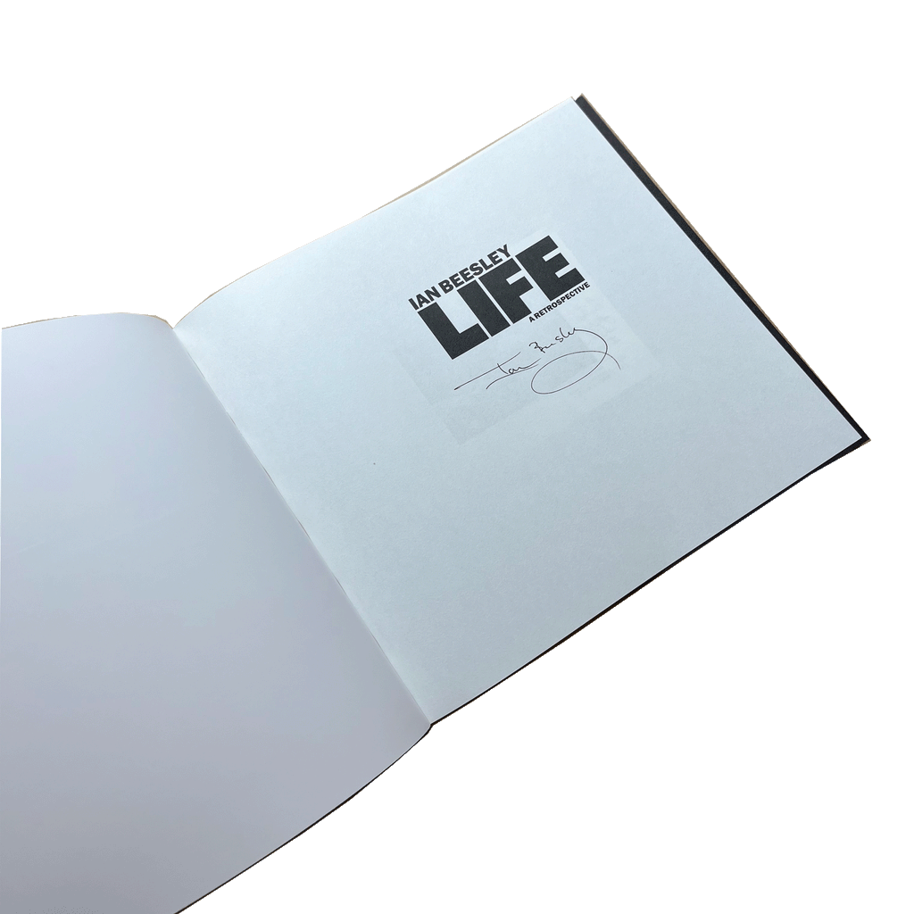 LIFE: A Retrospective by Ian Beesley, with poems by Ian McMillan. Softback signed by Ian Beesley (3rd edition)