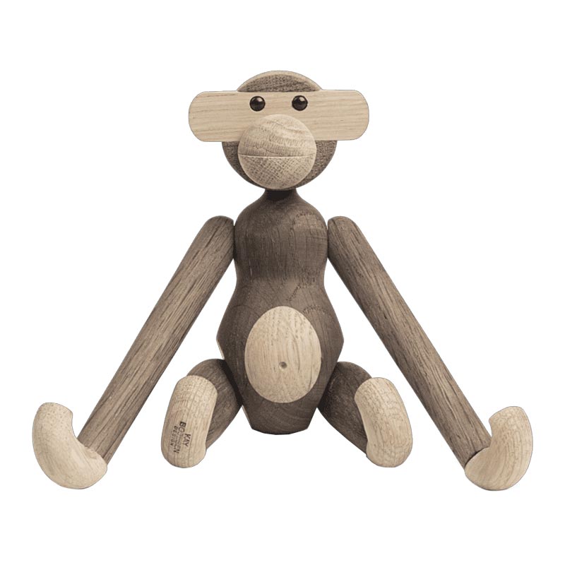 Monkey - Small - Oak/Smoked Oak (des. Kay Bojesen, 1951)