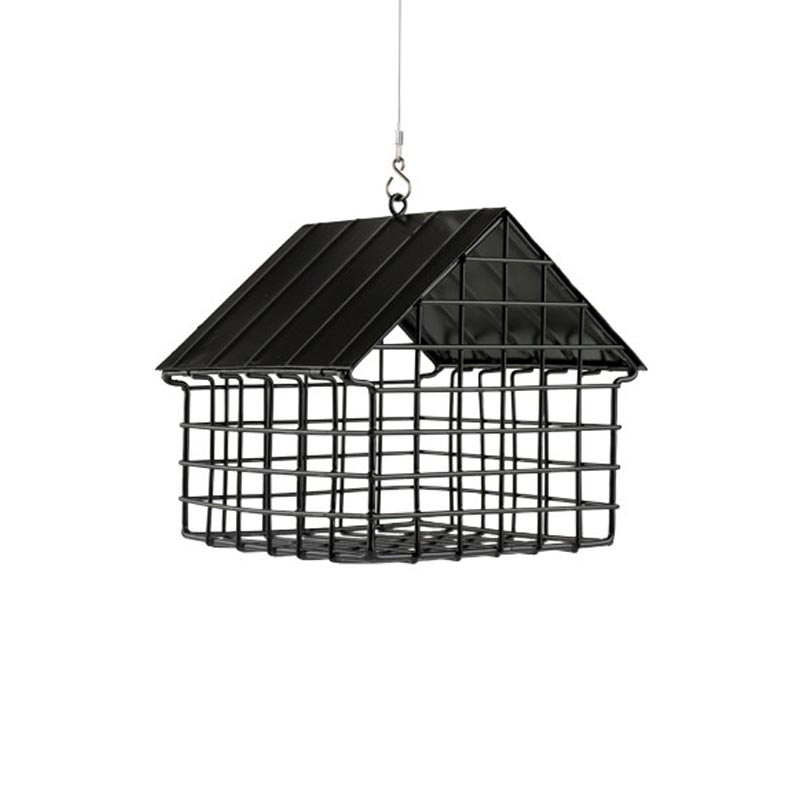 Cottage Suet Ball Bird Feeder - Black - By Wildlife Garden