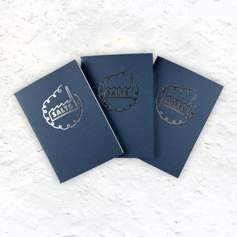 Set of 3 Blue Cup Cycling A6 Sketch Books