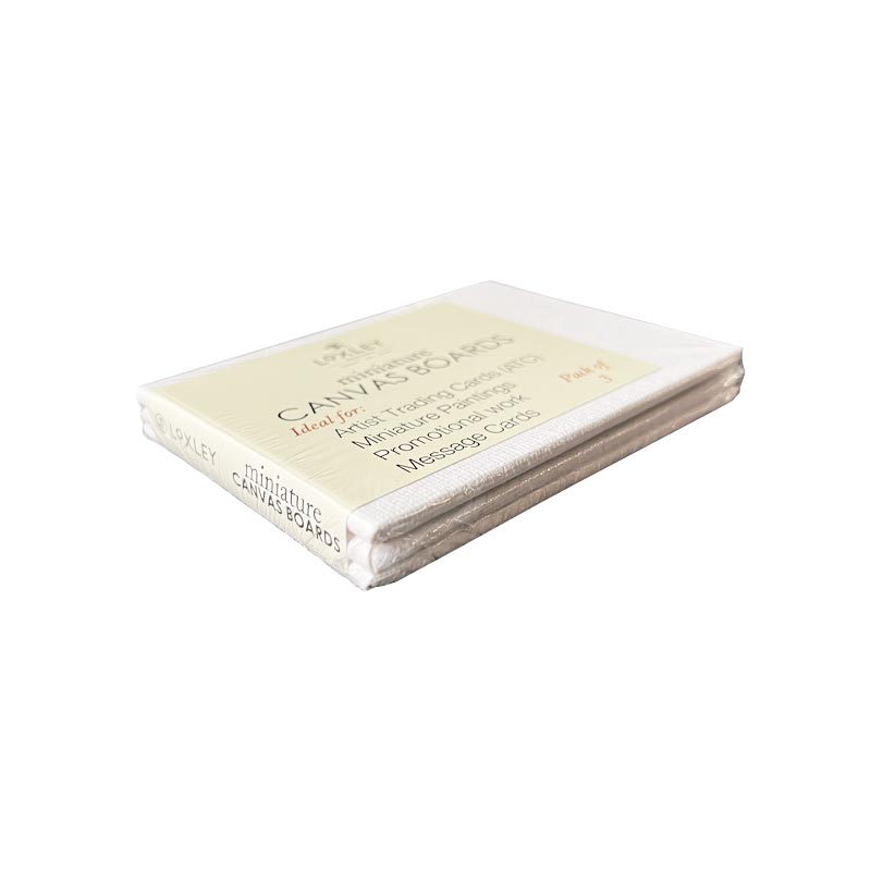 Loxley Trading Cards: 3 miniature canvas boards