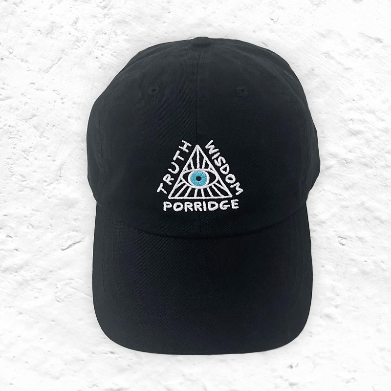 Truth Wisdom Porridge Cap, by David Shrigley