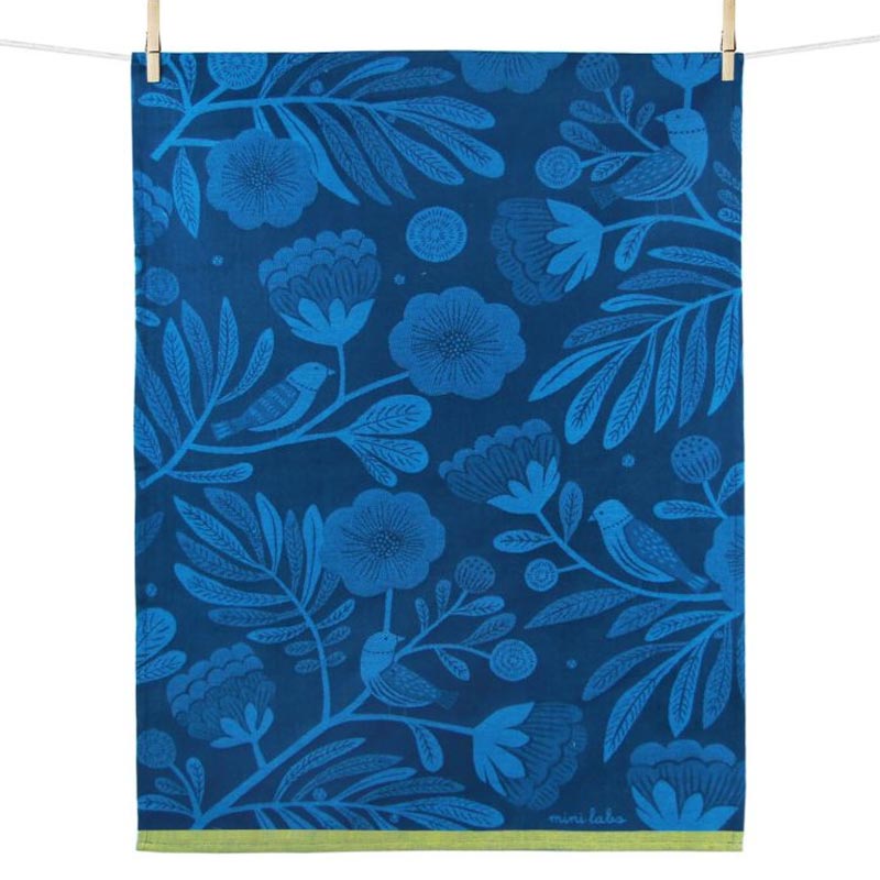Under the Branch (Sous le branche) Tea Towel, by Tissage Moutet