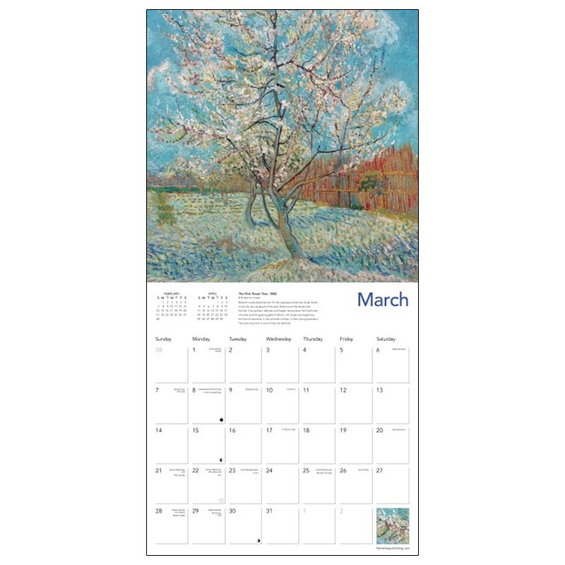Vincent van Gogh Landscapes 2027 Wall Calendar