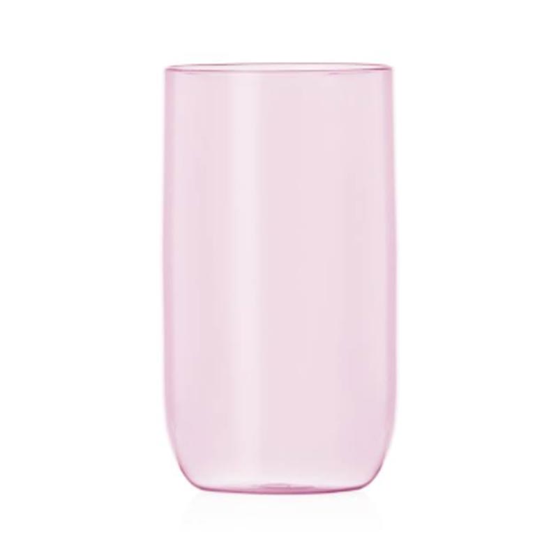 Vio Tall Glass High Tumbler - Pink - des. Foster & Partners for Ichendorf Milano