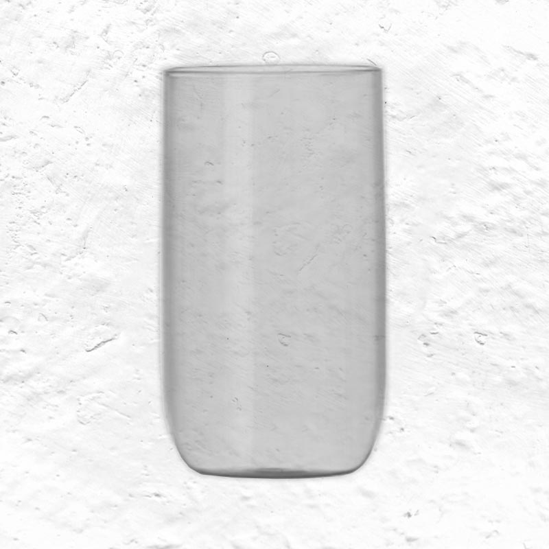 Vio Tall Glass High Tumbler - Smoke - des. Foster & Partners for Ichendorf Milano