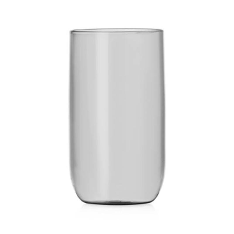 Vio Tall Glass High Tumbler - Smoke - des. Foster & Partners for Ichendorf Milano