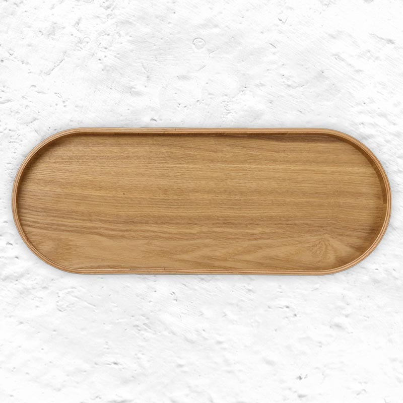 Oval Wooden Tray - Willow - 44 x 22cm - by ASA