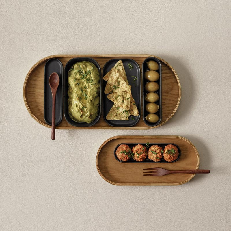 Oval Wooden Tray - Willow - 44 x 22cm - by ASA