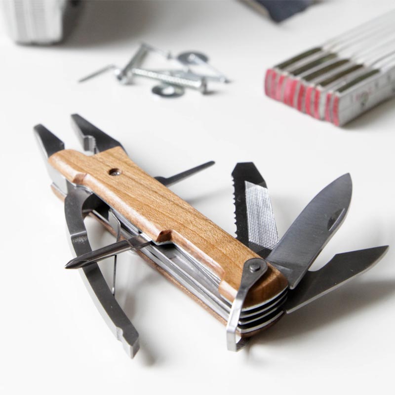 Wooden Plier Multi-tool by Kikkerland
