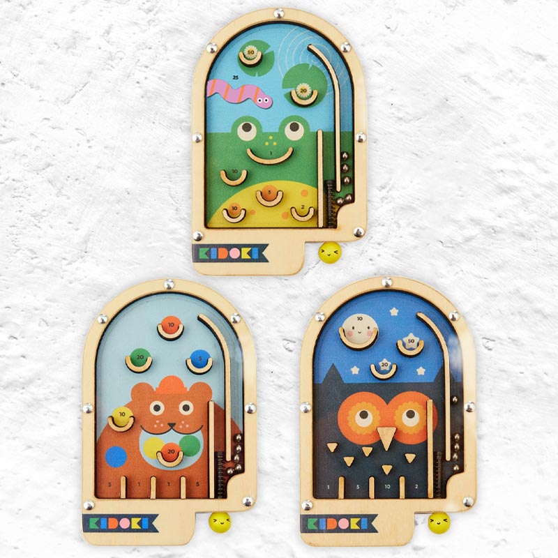 Wooden Pinball Toy by Kikkerland