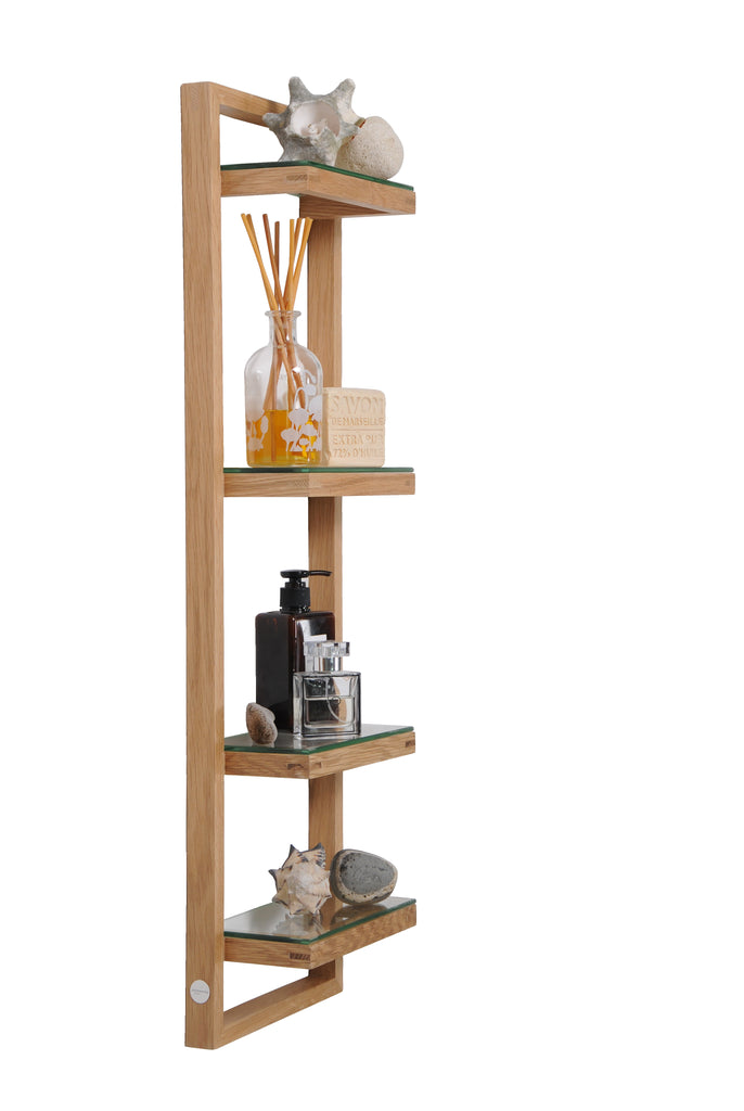 Zone wall shelf - oak - des. Lincoln Rivers for Wireworks