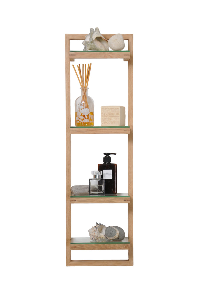 Zone wall shelf - oak - des. Lincoln Rivers for Wireworks