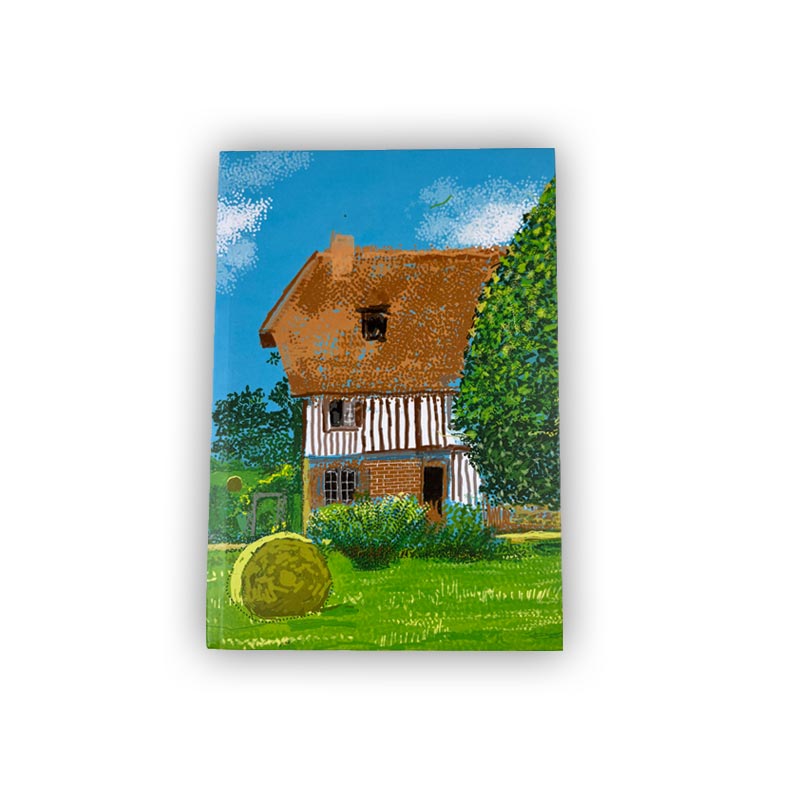David Hockney: A Year in Normandie A5 hardback journal (House & Hay Bales)
