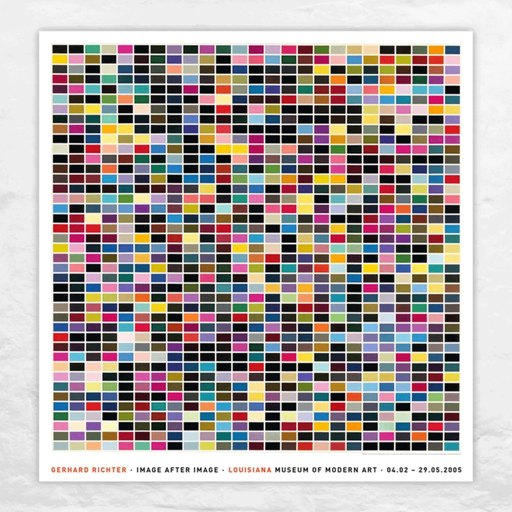 1025 Farben poster by Gerhard Richter