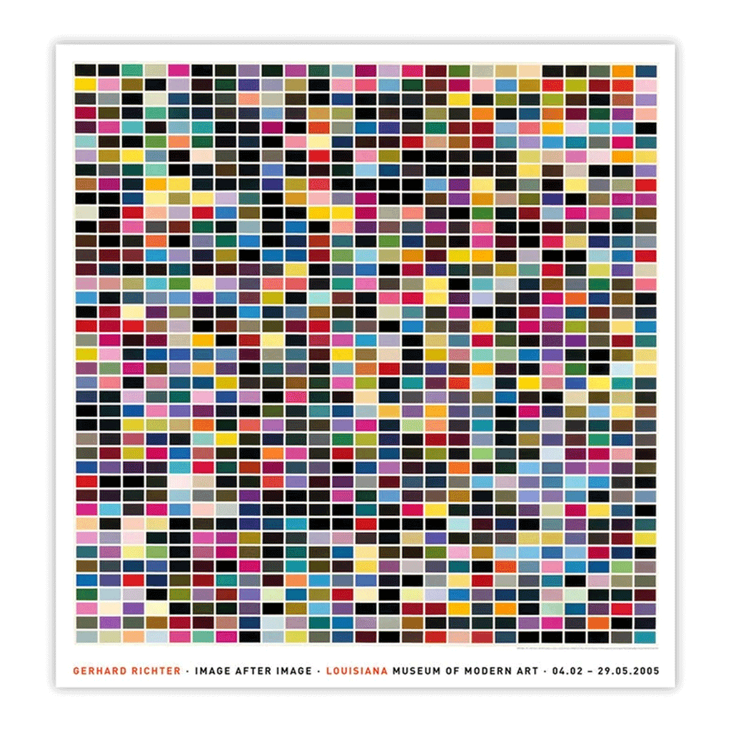 1025 Farben poster by Gerhard Richter