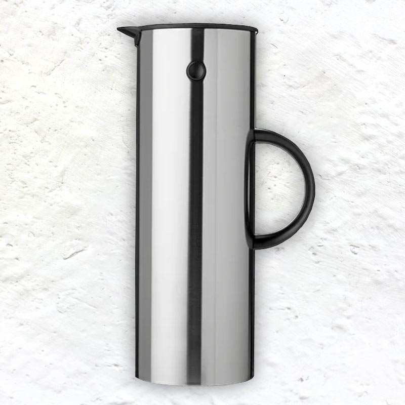 EM77 Vacuum Jug - 1L, Stainless Steel - des. Erik Magusson for Stelton, 1977