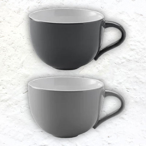Emma Tea Cups by Stelton - Grey - set of 2