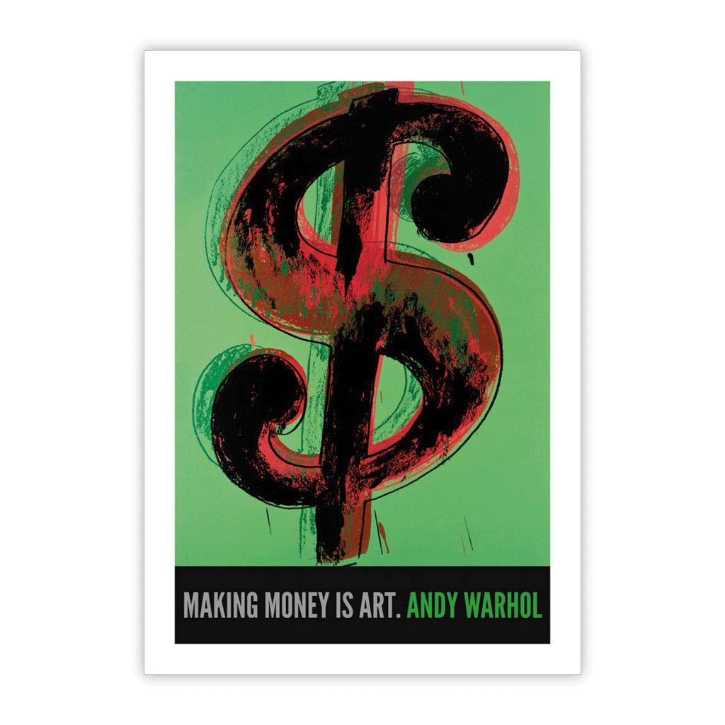 $1, 1982 poster by Andy Warhol (special edition giclée print on heavyweight watercolour paper)